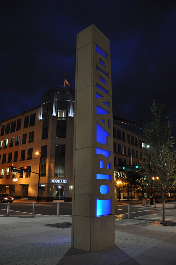 Amway Center Pylon