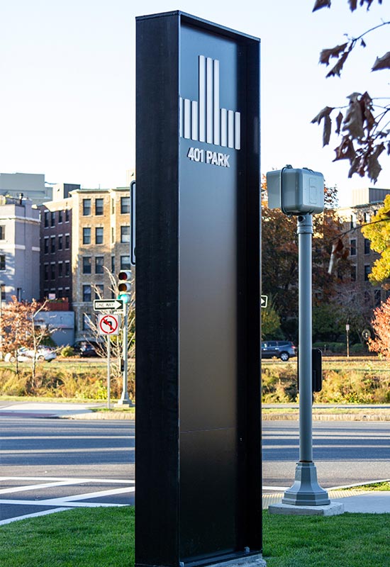 Landmark Center Parking Directional