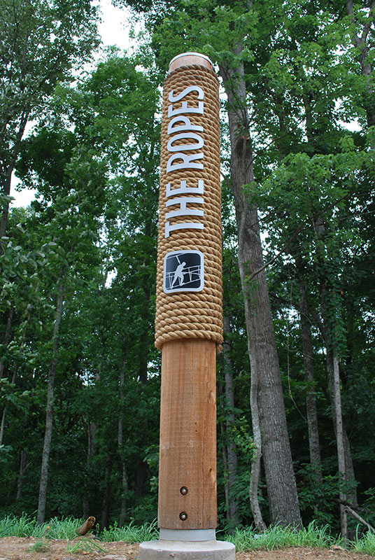 Summit Bechtel Reserve Rope Signage